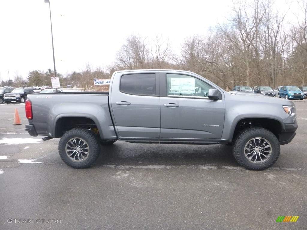Satin Steel Metallic 2019 Chevrolet Colorado ZR2 Crew Cab 4x4 Exterior Photo #131899898