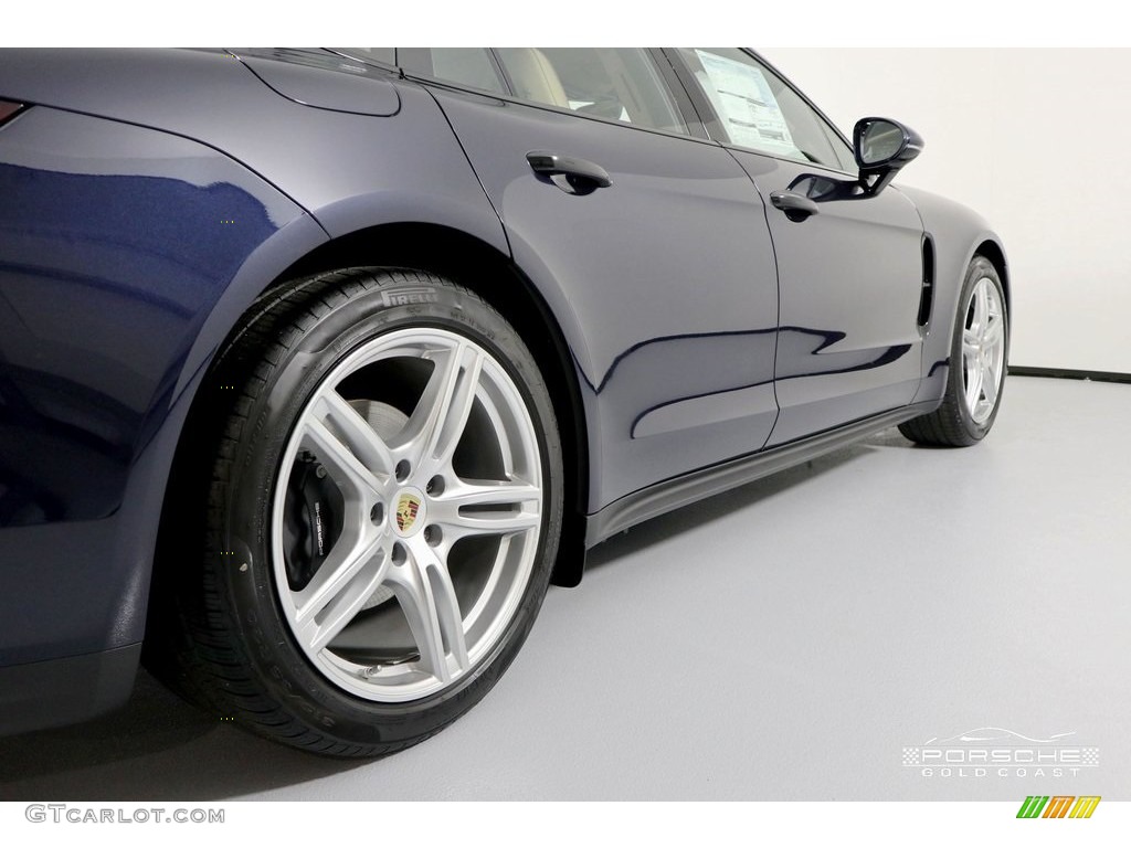 2018 Panamera 4 - Night Blue Metallic / Black/Luxor Beige photo #3