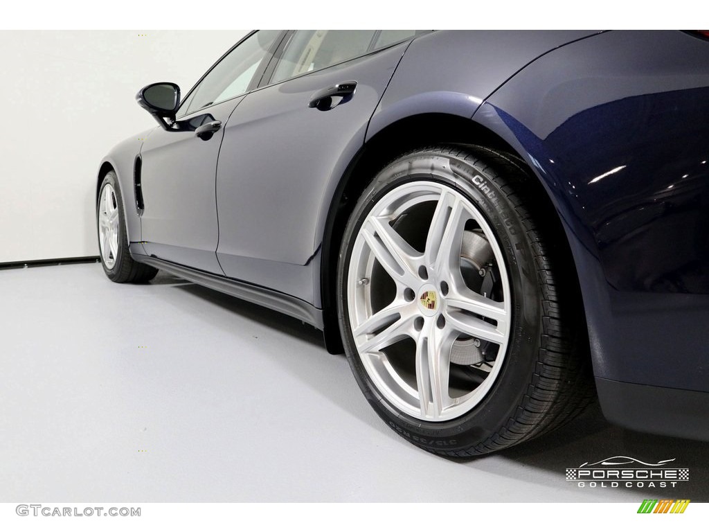2018 Panamera 4 - Night Blue Metallic / Black/Luxor Beige photo #7