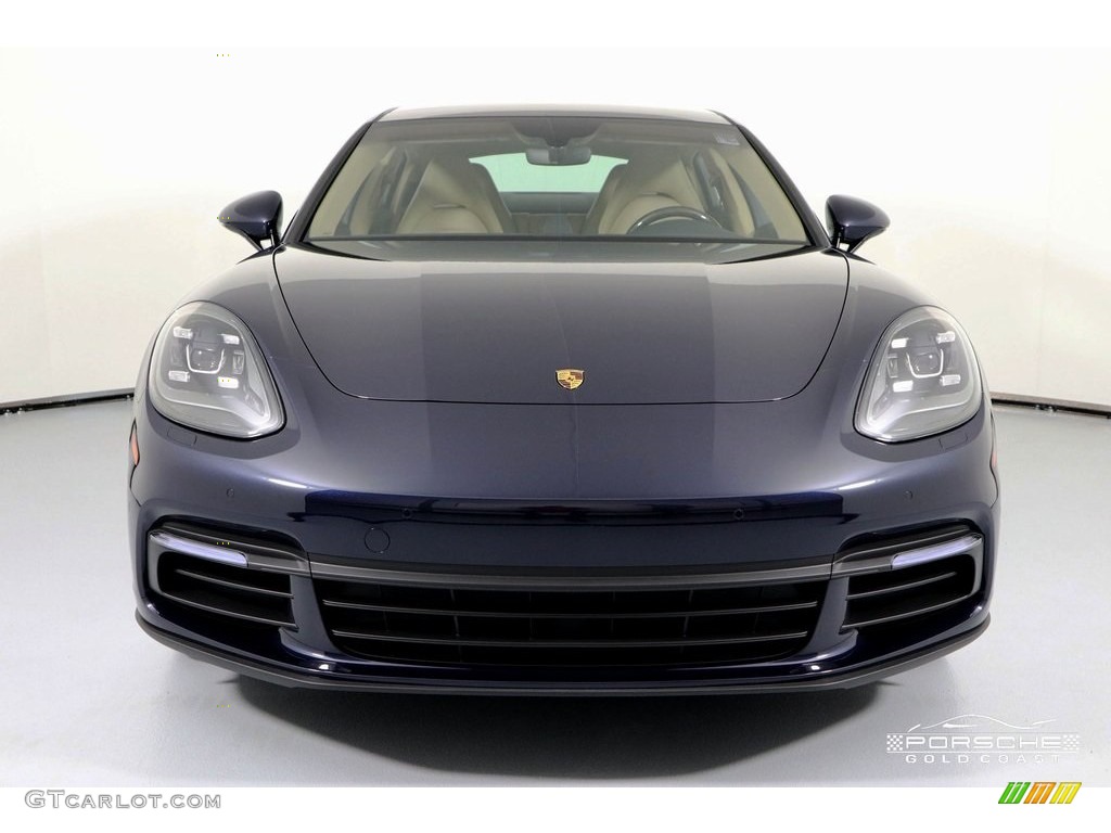 2018 Panamera 4 - Night Blue Metallic / Black/Luxor Beige photo #10