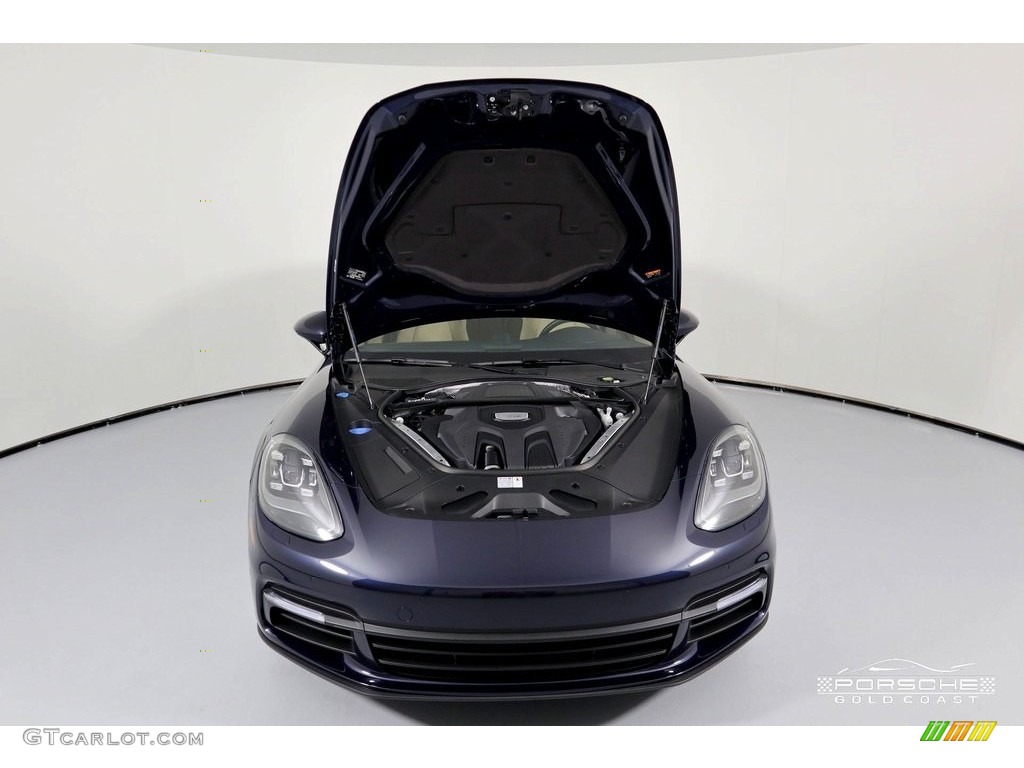 2018 Panamera 4 - Night Blue Metallic / Black/Luxor Beige photo #11