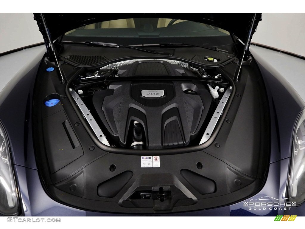 2018 Panamera 4 - Night Blue Metallic / Black/Luxor Beige photo #12