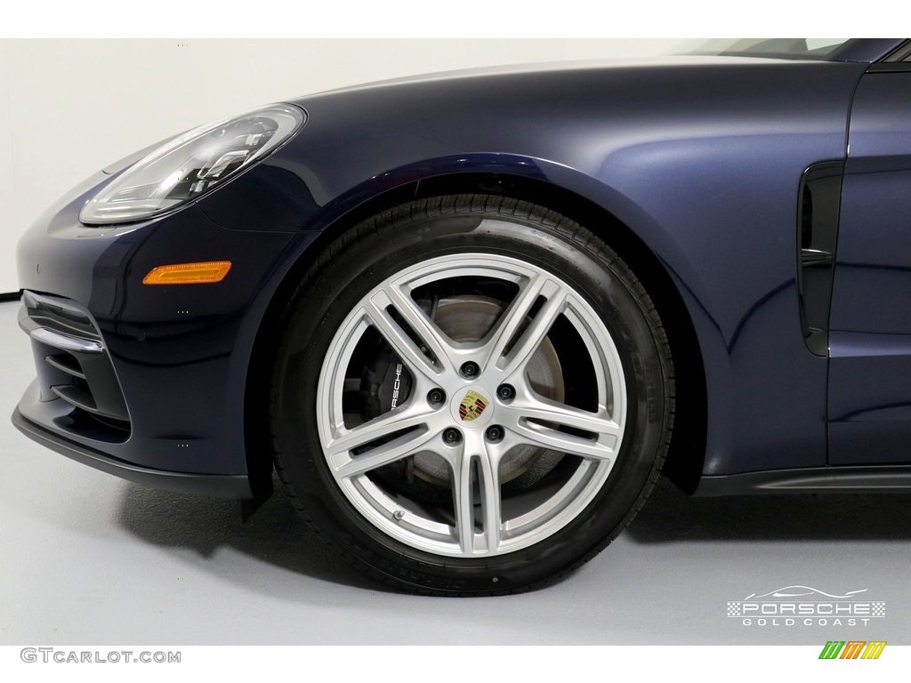 2018 Panamera 4 - Night Blue Metallic / Black/Luxor Beige photo #14