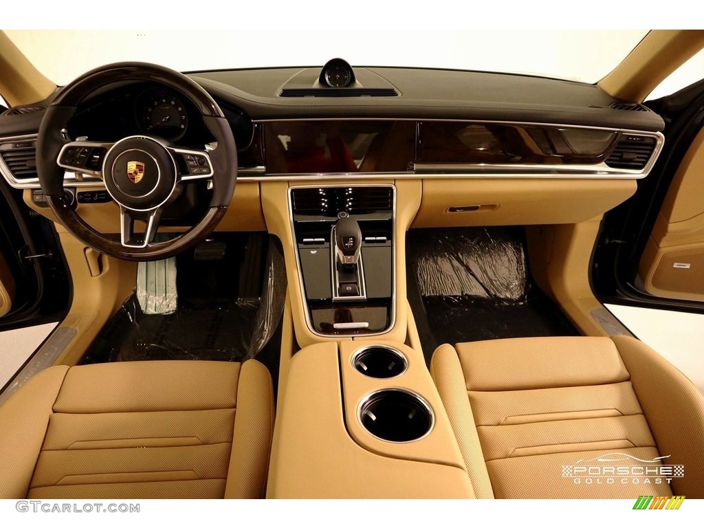 2018 Panamera 4 - Night Blue Metallic / Black/Luxor Beige photo #15
