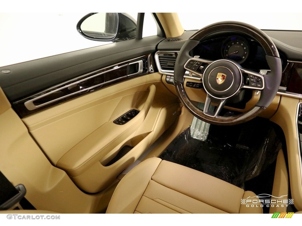 2018 Panamera 4 - Night Blue Metallic / Black/Luxor Beige photo #17
