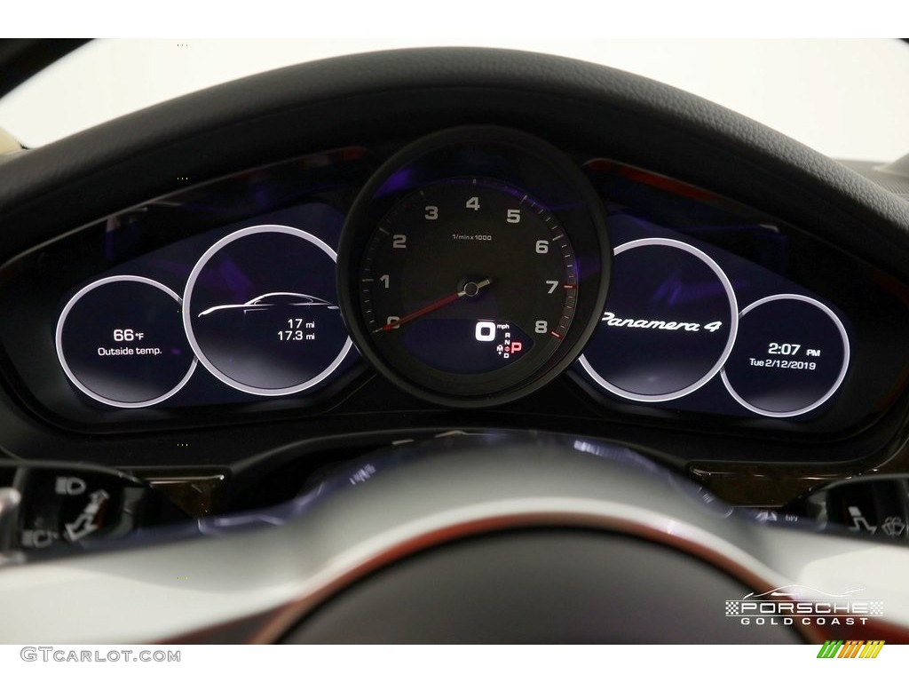 2018 Panamera 4 - Night Blue Metallic / Black/Luxor Beige photo #21