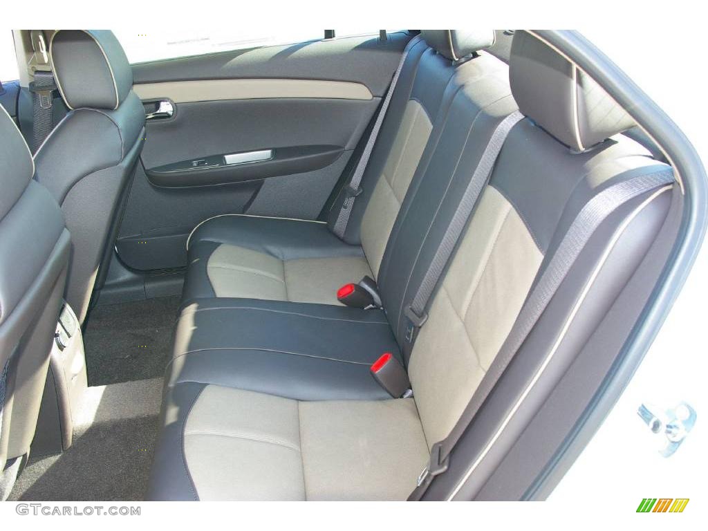 2009 Malibu LTZ Sedan - Summit White / Cocoa/Cashmere photo #13