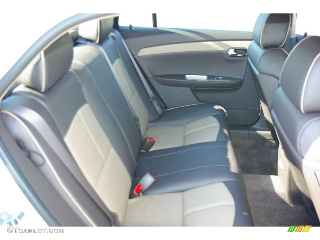 2009 Malibu LTZ Sedan - Summit White / Cocoa/Cashmere photo #14