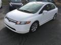 Taffeta White 2007 Honda Civic LX Sedan