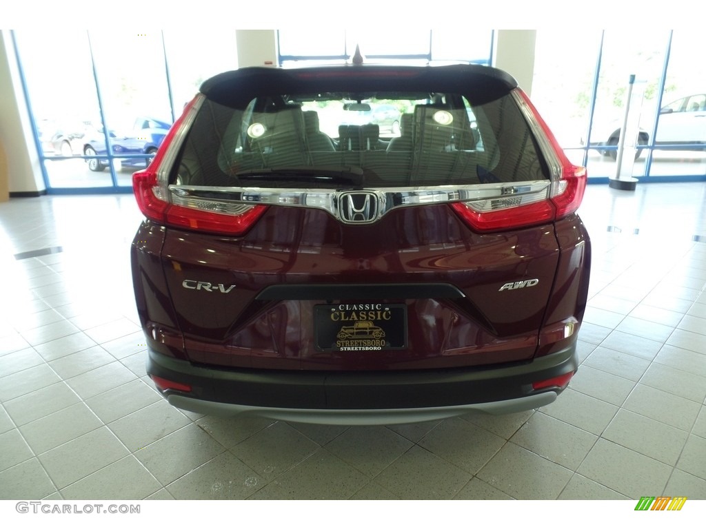 2019 CR-V LX AWD - Basque Red Pearl II / Gray photo #4