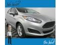 2017 Ingot Silver Ford Fiesta SE Hatchback  photo #1