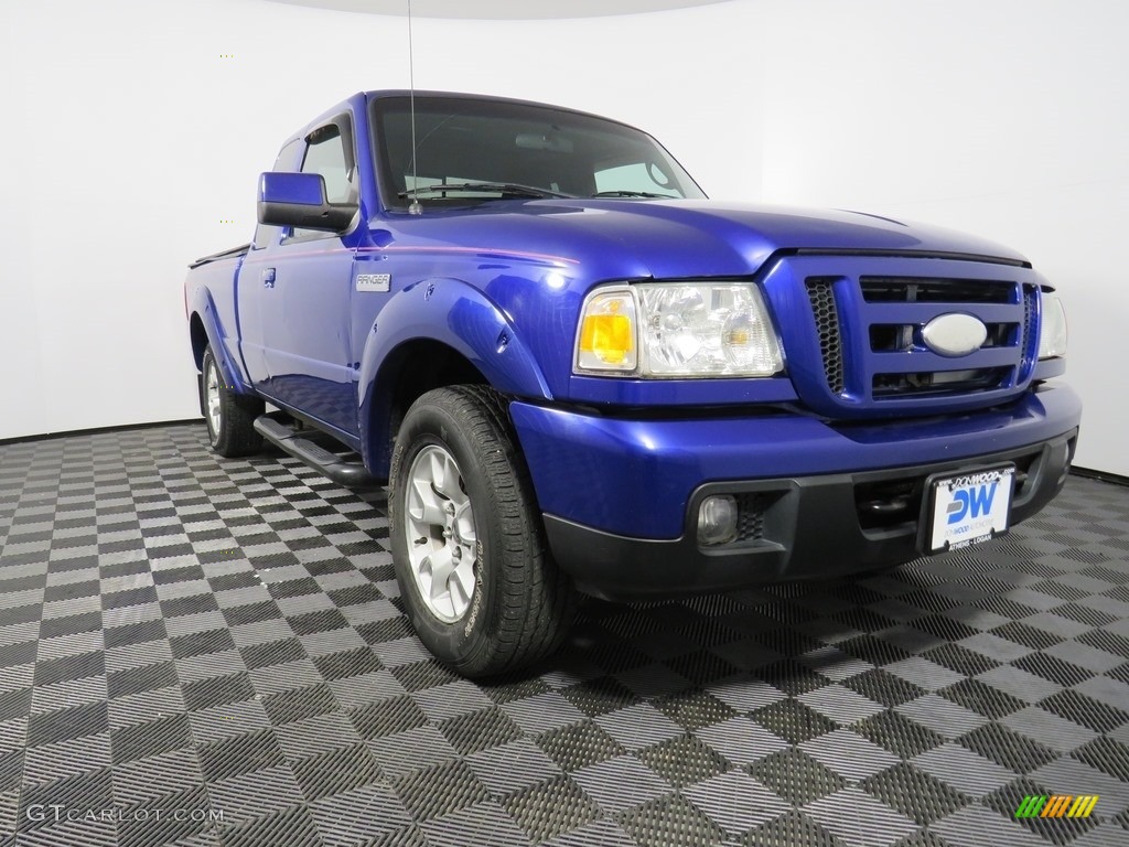 2006 Ranger XLT SuperCab 4x4 - Sonic Blue Metallic / Medium Dark Flint photo #2