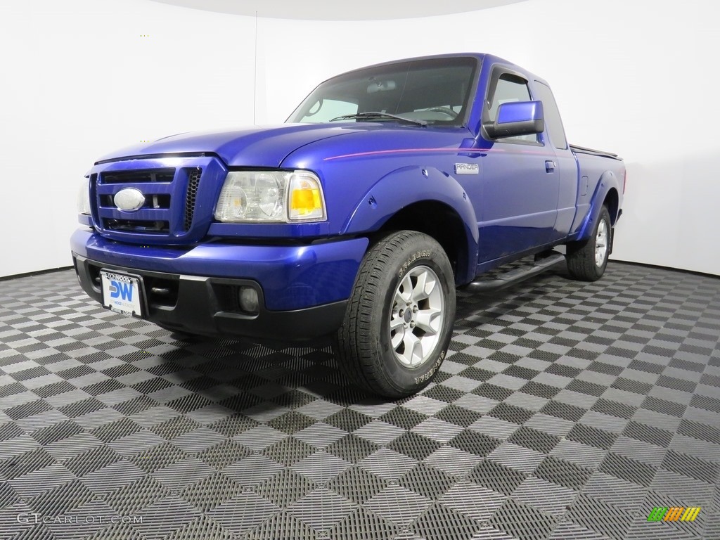 2006 Ranger XLT SuperCab 4x4 - Sonic Blue Metallic / Medium Dark Flint photo #4