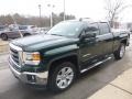 2015 Emerald Green Metallic GMC Sierra 1500 SLE Double Cab 4x4  photo #5