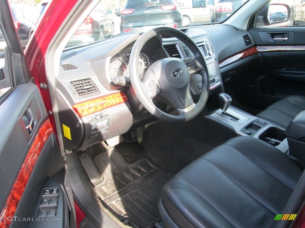 2012 Outback 3.6R Limited - Ruby Red Pearl / Off Black photo #12