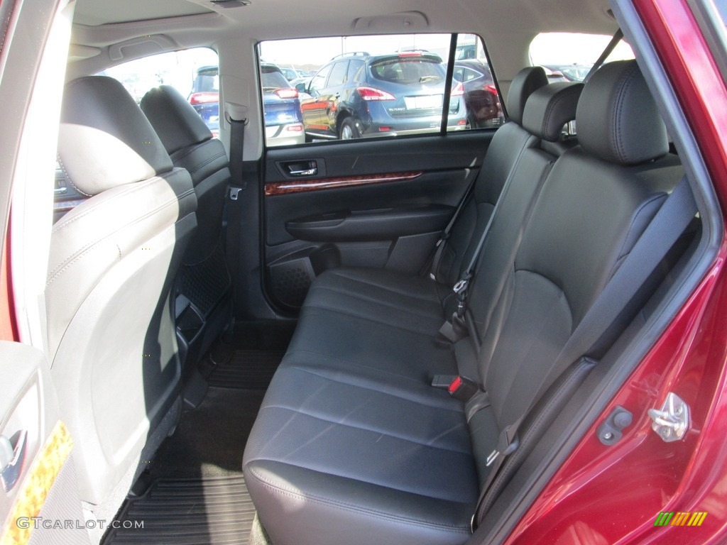 2012 Outback 3.6R Limited - Ruby Red Pearl / Off Black photo #22