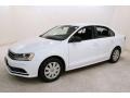 2016 Pure White Volkswagen Jetta S  photo #3