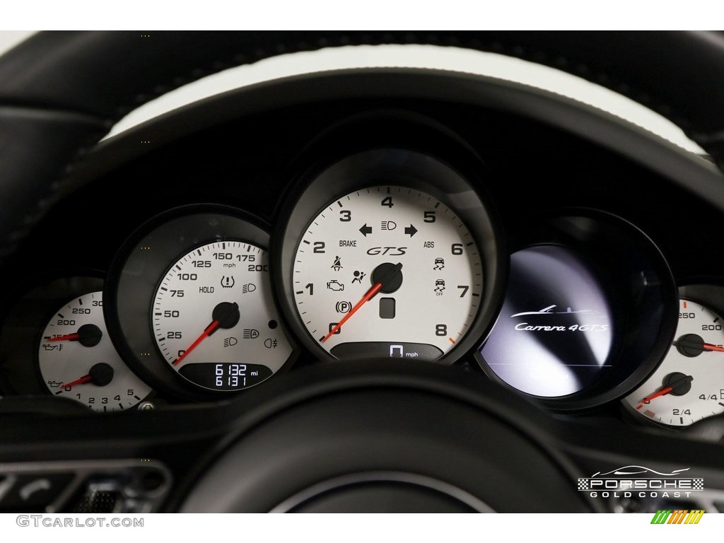 2018 911 4 GTS Coupe - White / Black/Bordeaux Red photo #22