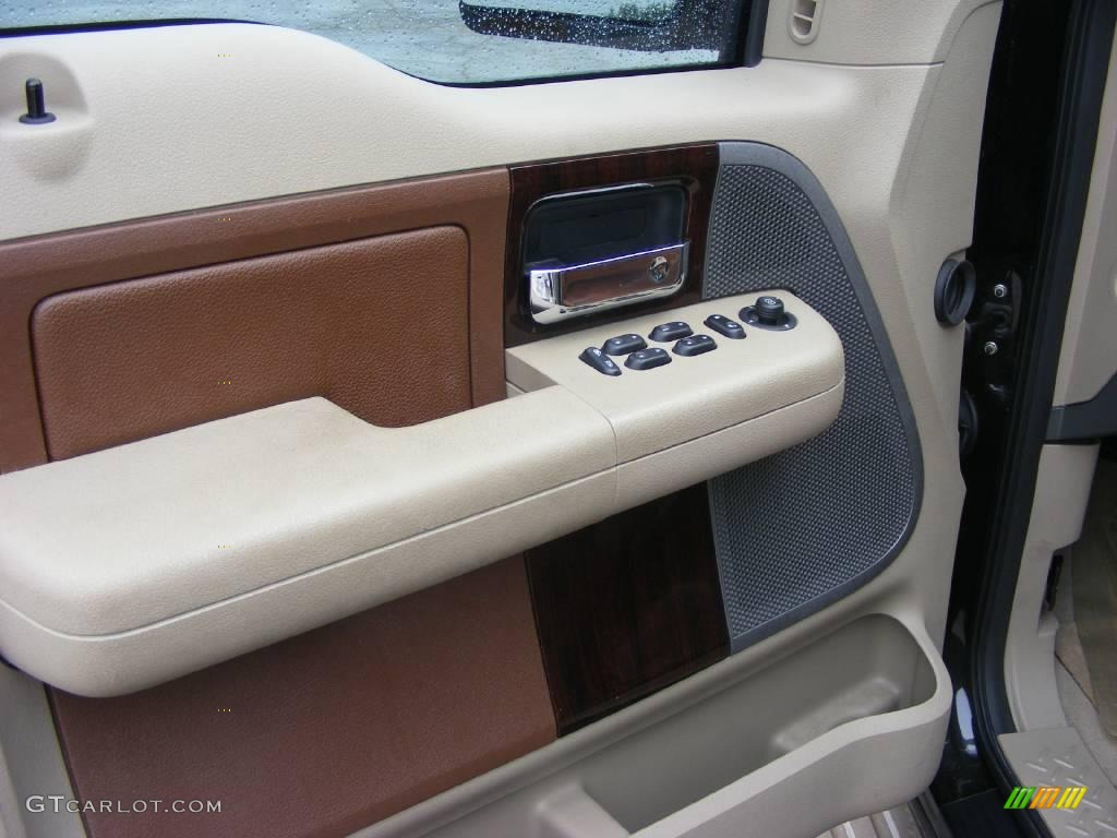 2005 F150 King Ranch SuperCrew 4x4 - Black / Castano Brown Leather photo #14