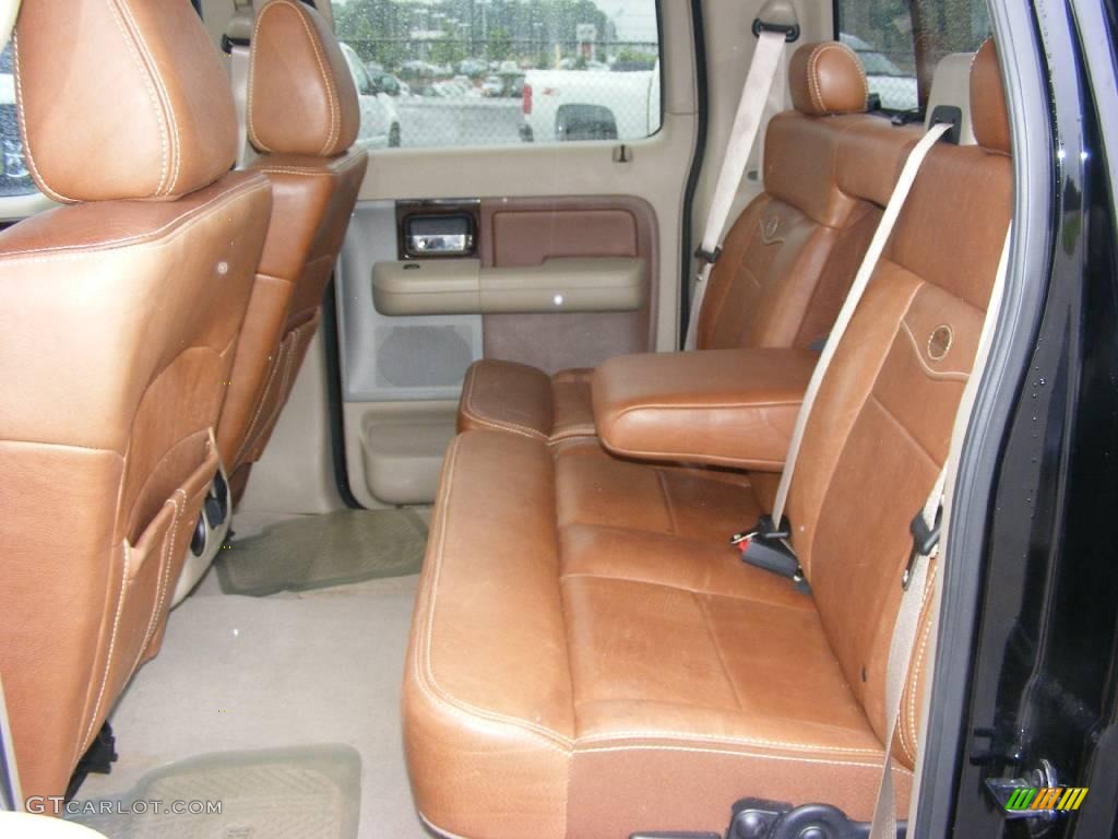 2005 F150 King Ranch SuperCrew 4x4 - Black / Castano Brown Leather photo #16