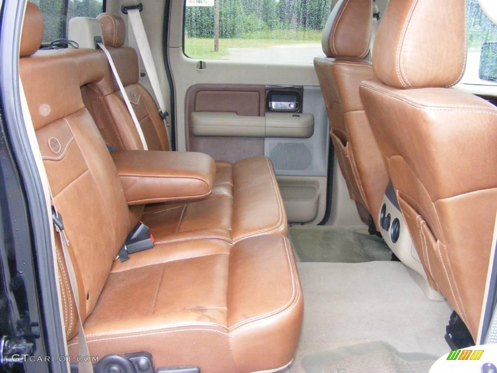 2005 F150 King Ranch SuperCrew 4x4 - Black / Castano Brown Leather photo #19