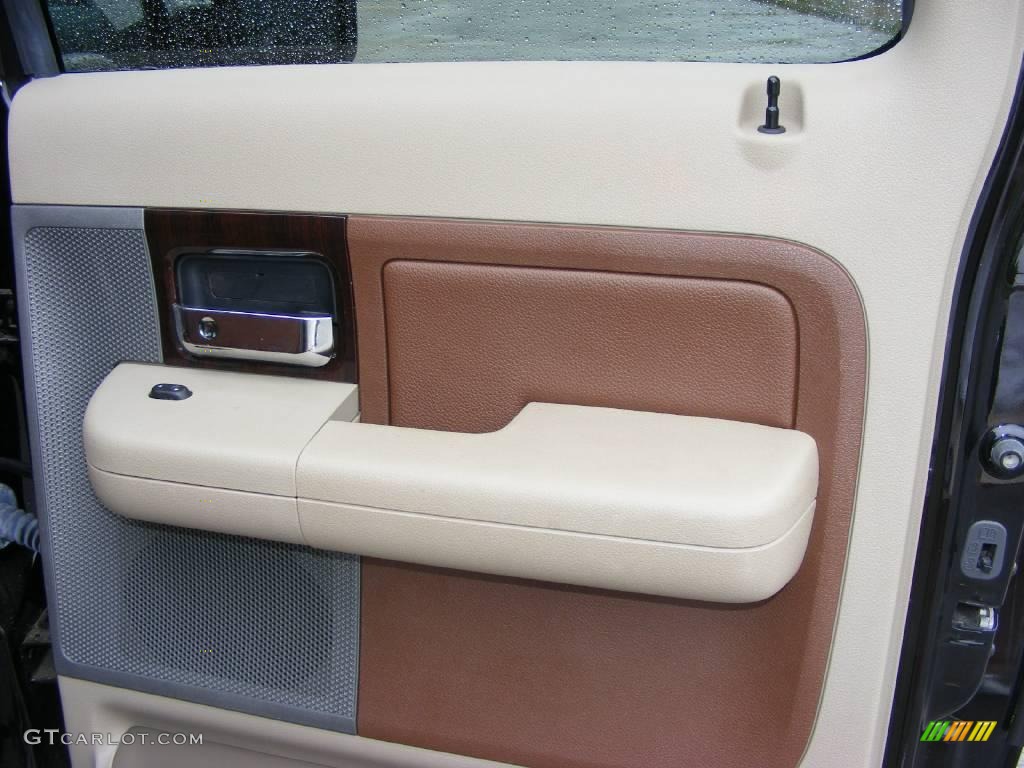 2005 F150 King Ranch SuperCrew 4x4 - Black / Castano Brown Leather photo #20