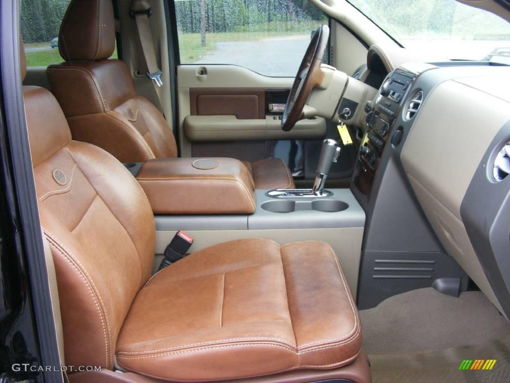 2005 F150 King Ranch SuperCrew 4x4 - Black / Castano Brown Leather photo #21
