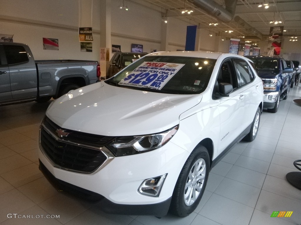2019 Equinox LS - Summit White / Medium Ash Gray photo #1
