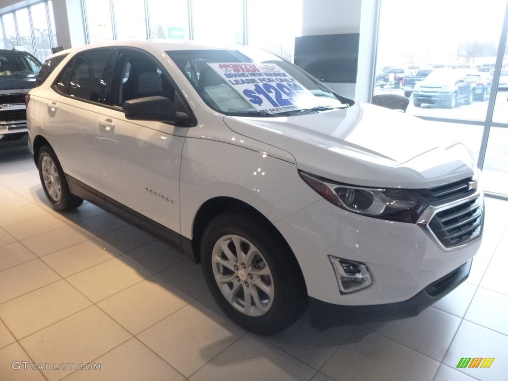 2019 Equinox LS - Summit White / Medium Ash Gray photo #7