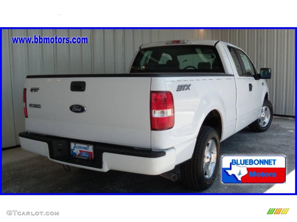 2006 F150 STX SuperCab - Oxford White / Medium/Dark Flint photo #5