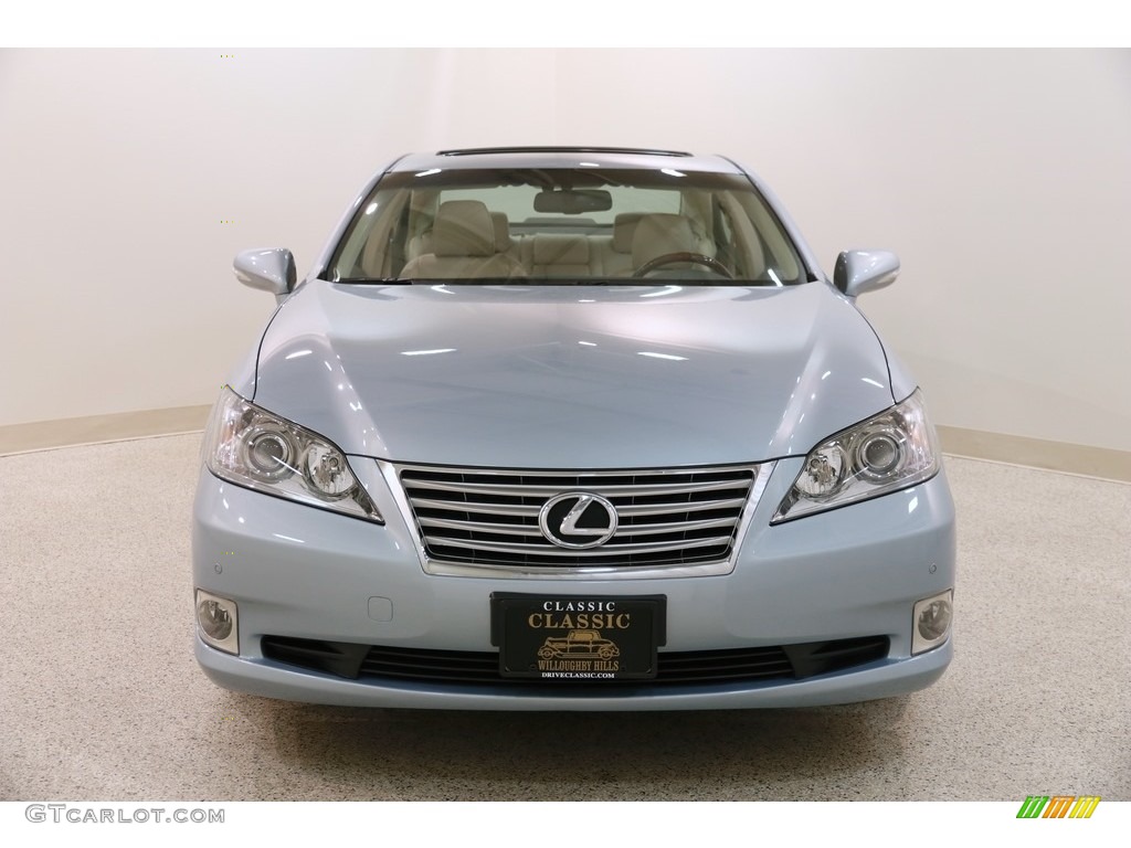 2011 ES 350 - Cerulean Blue Metallic / Parchment photo #2