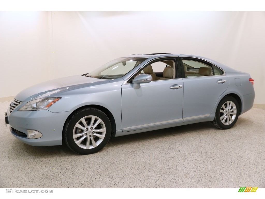 2011 ES 350 - Cerulean Blue Metallic / Parchment photo #3