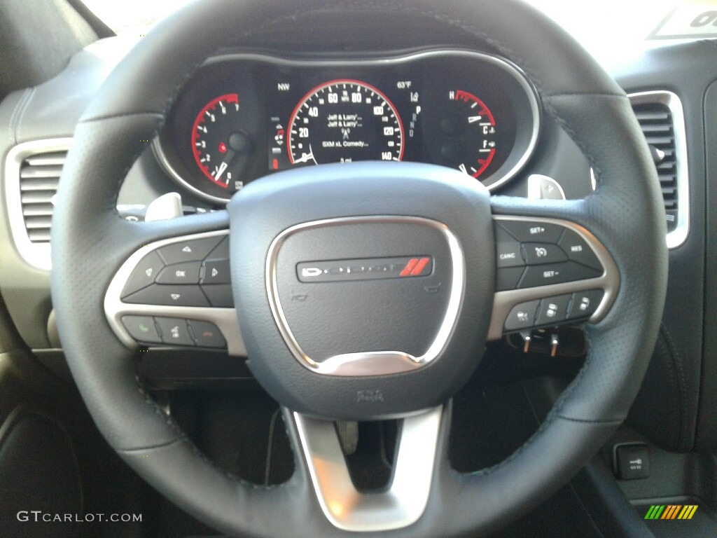 2019 Dodge Durango Citadel Sepia/Black Steering Wheel Photo #131914896