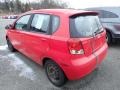 2005 Victory Red Chevrolet Aveo LS Hatchback  photo #2