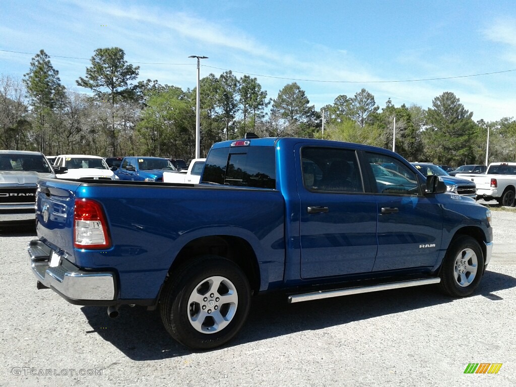 2019 1500 Tradesman Crew Cab - Blue Streak Pearl / Black/Diesel Gray photo #5