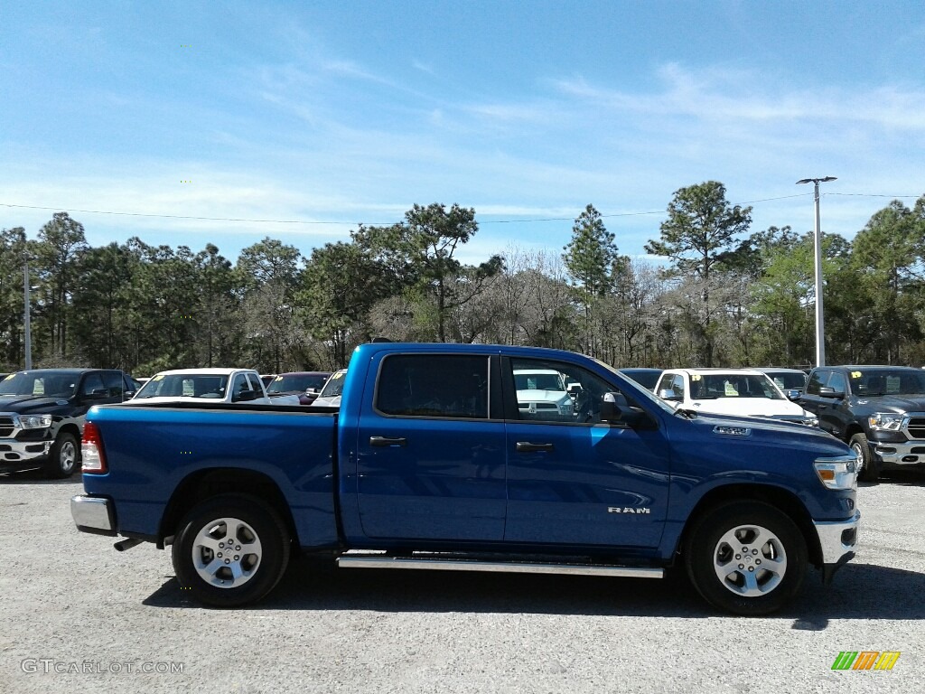 2019 1500 Tradesman Crew Cab - Blue Streak Pearl / Black/Diesel Gray photo #6