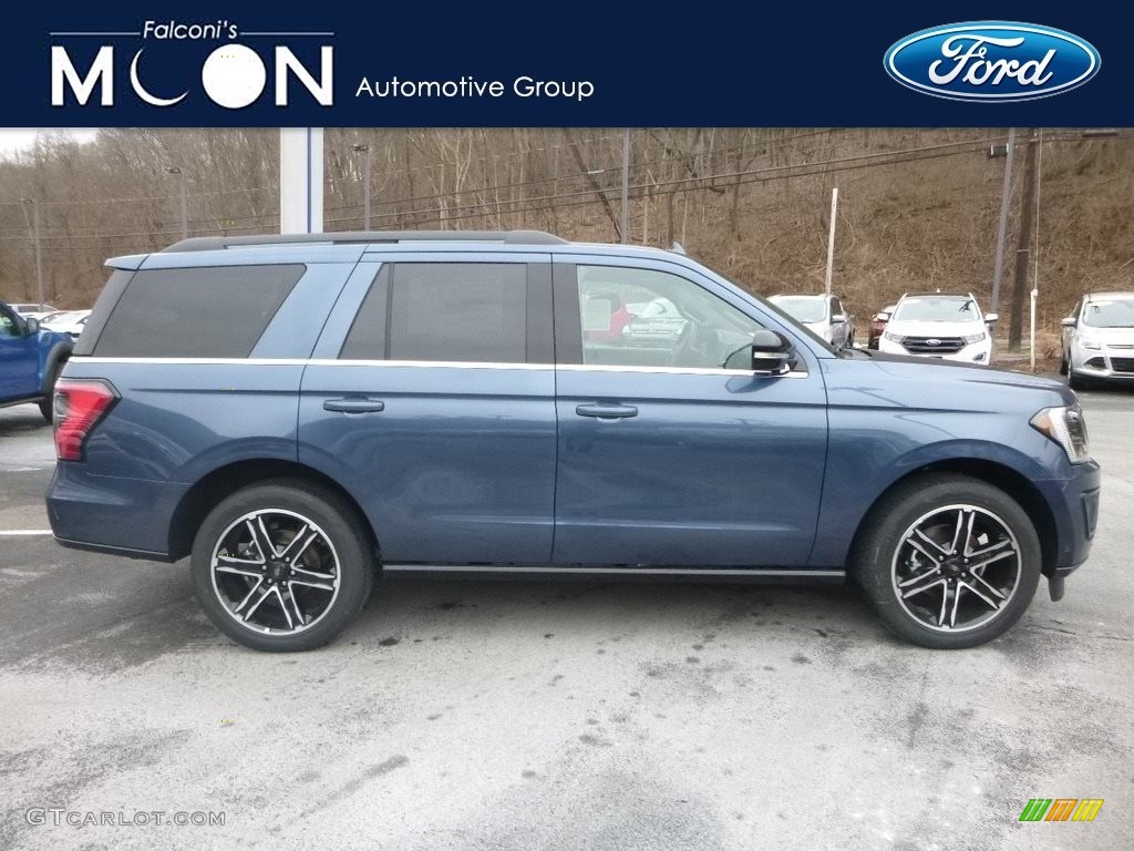 2019 Expedition Limited 4x4 - Blue Metallic / Ebony photo #1