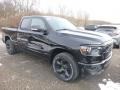 Diamond Black Crystal Pearl - 1500 Big Horn Black Quad Cab 4x4 Photo No. 7