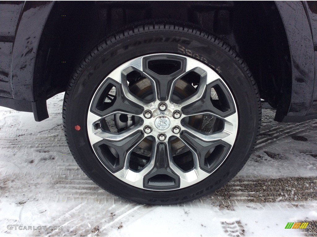 2019 1500 Limited Crew Cab 4x4 - Diamond Black Crystal Pearl / Black photo #9
