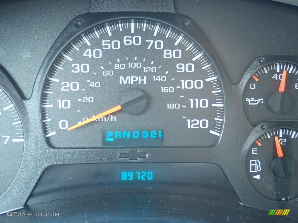 2005 TrailBlazer EXT LS 4x4 - Medium Red Metallic / Light Gray photo #15