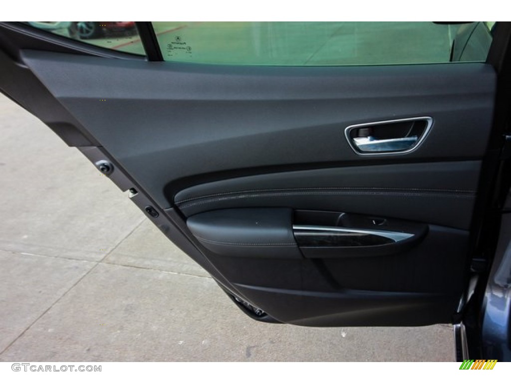 2019 Acura TLX Sedan Ebony Door Panel Photo #131919075