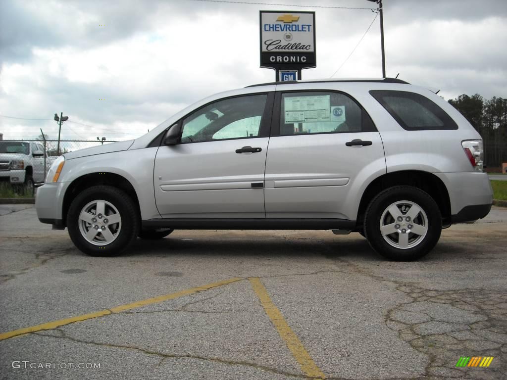 2009 Equinox LS - Silver Ice Metallic / Light Gray photo #1