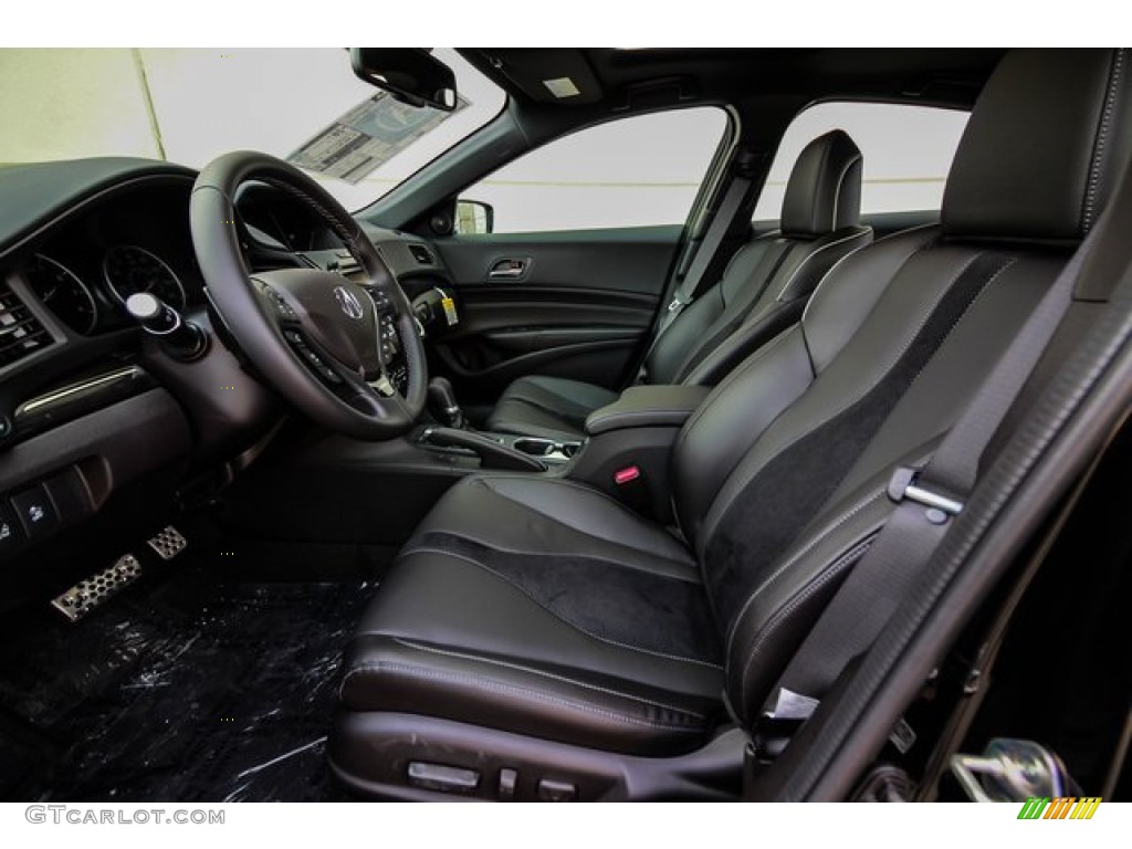 Ebony Interior 2019 Acura ILX A-Spec Photo #131919633
