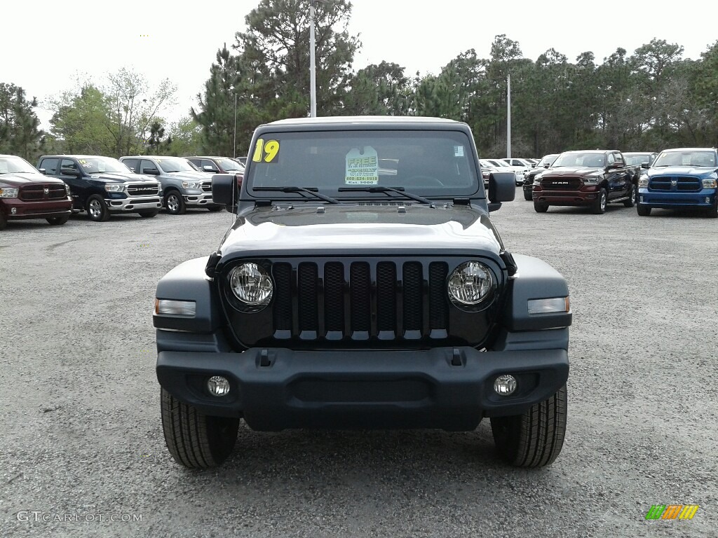 2019 Wrangler Sport 4x4 - Black / Black photo #8