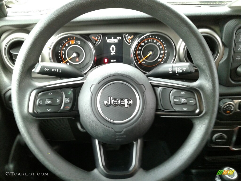 2019 Jeep Wrangler Sport 4x4 Black Steering Wheel Photo #131920128