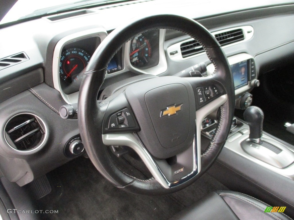 2014 Camaro SS Coupe - Summit White / Black photo #28