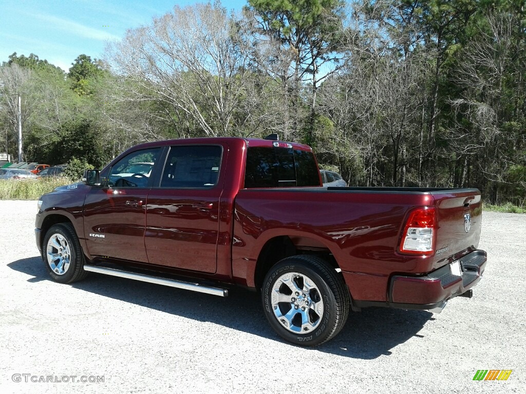 2019 1500 Big Horn Crew Cab - Delmonico Red Pearl / Black/Diesel Gray photo #3