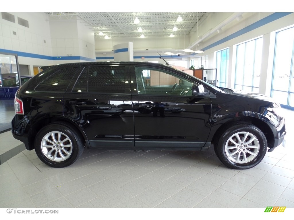 2007 Edge SEL Plus - Black / Charcoal Black photo #4