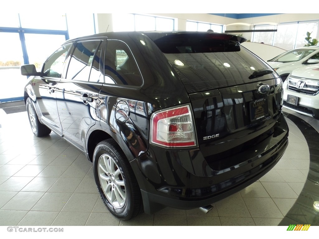 2007 Edge SEL Plus - Black / Charcoal Black photo #9