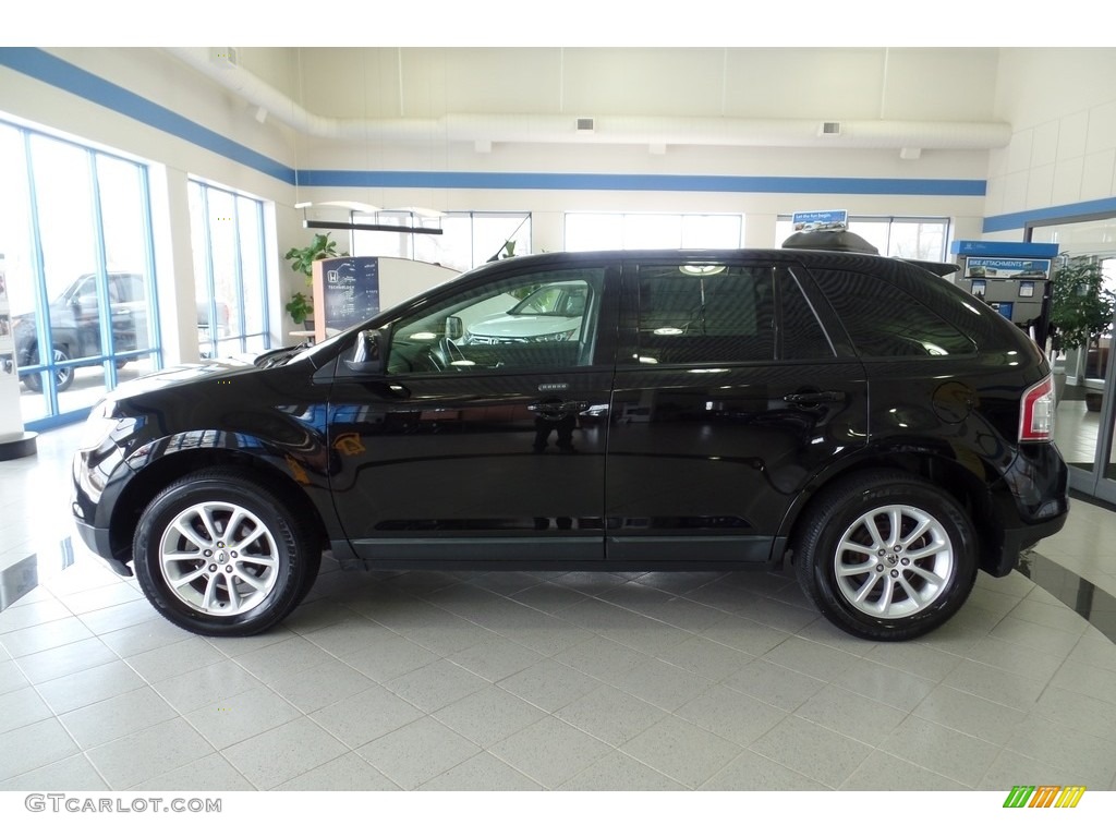 2007 Edge SEL Plus - Black / Charcoal Black photo #10